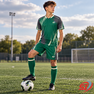 Kit complet de football pour jeunes, maillot et short Hex Monsoon, fabricant de vêtements d'équipe de football personnalisés - Product Image 3