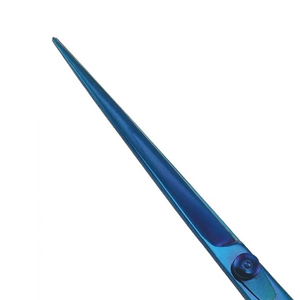 Professional Blue Titanium Coated Hair Scissors Stainless Steel Straight Blade Barber Salon Cutting <b>Shears</b> Made In Pakistan - Product Image 6