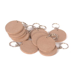 MDF Keychain Popular Design Handicrafts Top MDF Keyring <b>Square</b> Wooden Keychain Eco-Friendly MDF <b>Key</b> Ring - Product Image 6