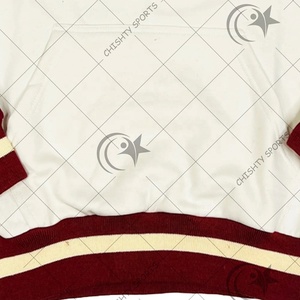 Suéteres con logotipo personalizado de alta calidad, sudadera hecha en fábrica con logotipo universitario bordado - Product Image 5