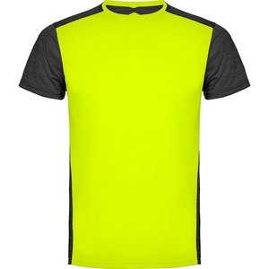 เสื้อยืดผู้ชายสีขาวดำ คอโอ แขนสั้น ทรงสปอร์ต ทรงปกติ ผ้าถัก แห้งเร็ว ลายเรียบ - Product Image 3