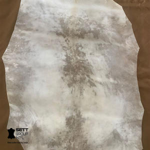 Cuir de chèvre naturel pleine peau OEM, type vellum, blanchi blanc, imperméable et durable, pour accessoires de mobilier, de confiance - Product Image 4