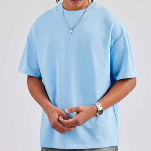 T-shirt décontracté à manches courtes pour homme, coupe ample, été - Product Image 2