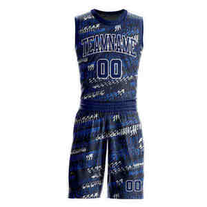Ensemble d'uniformes de basketball personnalisés sublimés, 100 % polyester respirant, équipement sportif cousu, uniforme pour hommes - Product Image 3
