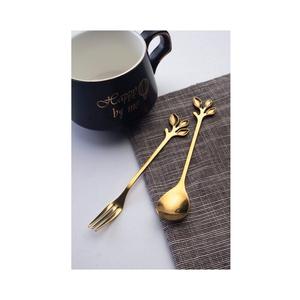 Ensemble de couverts en or au design magnifique, finition polie miroir, métal laiton, ensemble de couverts modernes - Product Image 1