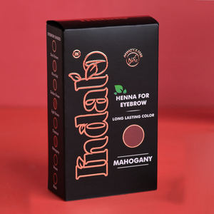 Kit de Henné pour Sourcils à Action Rapide Écologique au Mogno Indalo Beauty Care, Coloration Facile, Boîte en Carton, Durée de Conservation de 24 Mois - Product Image 1