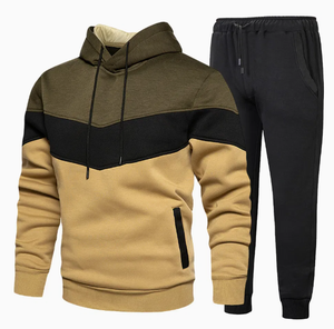 Conjunto Deportivo Personalizado al por Mayor para Hombre, con Logotipo Impreso, Pantalones y Sudadera con Capucha, 2 Piezas, Ropa Deportiva para Entrenamiento - Product Image 4