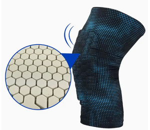 Genouillères Souples et Respirantes Coexistence, Réglables, Antidérapantes, avec Éponge Épaisse de Soutien, pour Entraînement de Volleyball et Baseball, Unisexe - Product Image 2
