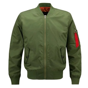 Crimson Red Jet Black Lightweight Bomber <b>Jacket</b> Men Premium Nylon Streetwear OEM Private Label Outerwear - Product Image 5