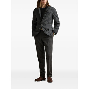 Veste matelassée à capuche pour homme avec logo sur le devant, imperméable, coupe-vent, respirante, prix de gros par le fabricant de vestes matelassées - Product Image 4