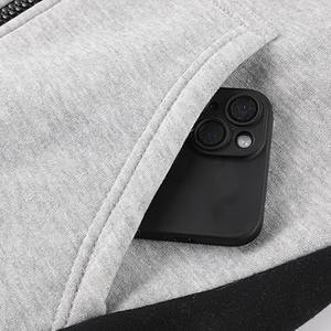 Sweat-shirts à capuche pour homme 100% coton biologique, fermeture éclair, coupe ample, utilisables toute l'année, par Dress Sports - Product Image 5