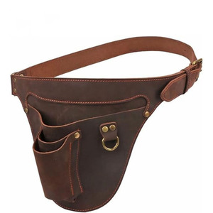 Multi pocket leather florist <b>tool</b> <b>belt</b> custom logo professional gardening organizer durable handmade premium quality for sale - Product Image 6