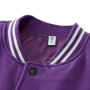 Chaqueta Letterman de Invierno para Hombre en Oferta, Cuello Alto, Ecológica, Resistente al Viento, Transpirable, Colores y Tallas Personalizables, Hecha en Pakistán - Product Image 4