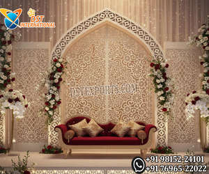 Paneles Decorativos Modernos con Corte Láser para Fiestas Haldi, Paneles de Lujo con Corte Láser de Estilo Árabe, Decoración Elegante para Eventos Mehndi en el Reino Unido - Product Image 2