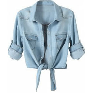 เสื้อครอปท็อปผู้หญิง ระบายอากาศได้ดี สวมใส่สบาย ไม่ยับ ดีไซน์ใหม่ล่าสุด ขายดี กำลังฮิต แห้งเร็ว ผ้าโพลีเอสเตอร์/คอตตอน - Product Image 3