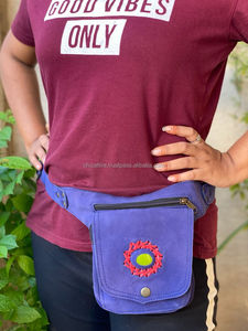 กระเป๋าคาดเอวหนังแท้ทำมือสไตล์คลาสสิกใหม่พร้อมเข็มขัดปรับได้กระเป๋าคาดสะโพกแนวเทศกาลตะวันตกที่ไม่เหมือนใคร - Product Image 4