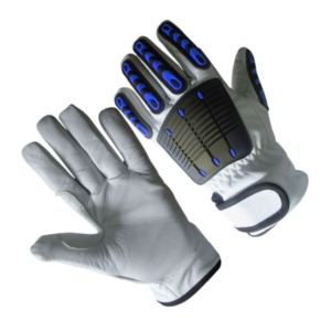 Gants de mécanicien avec logo personnalisé en caoutchouc et doublure en coton, gants de mécanicien en cuir - Product Image 4