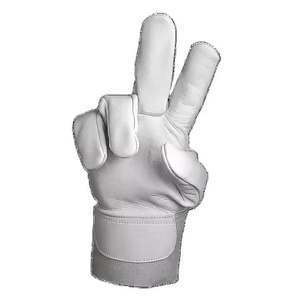 Gants de soudage TIG de haute qualité en cuir de chèvre et de vachette pleine fleur pour la sécurité industrielle, la lutte contre les incendies et la protection des mains des soudeurs - Product Image 1