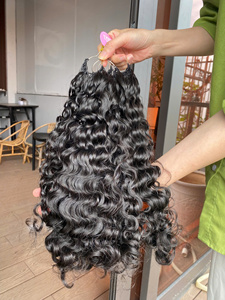 CROCHET HAIR/MIRACLE KNOTS Hot trend 2026, human hair extension in all textures - Product Image 1