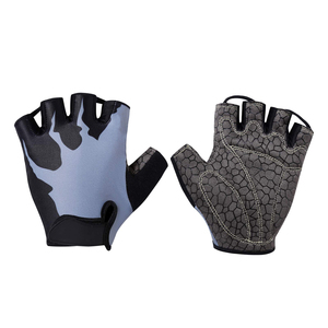 Padded Half Finger Cycling Gloves Breathable <b>Bike</b> Riding Gloves Sports Grip Palm Protection Fitness <b>Training</b> Bicycle Sports Gear - Product Image 1
