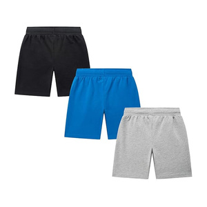 Shorts en coton pour enfants High Street, lot de 3, respirants, séchage rapide, taille élastique, mode été - Product Image 2