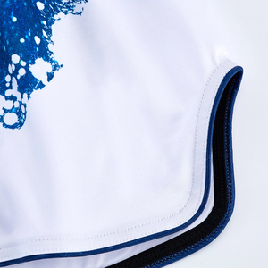 Pantalones Cortos de Muay Thai, Nueva Llegada, Combinación Blanco y Rojo, Transpirables, Ligeros, para Entrenamiento de MMA y Muay Thai - Product Image 5