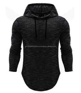 Sudadera con capucha personalizable en blanco OEM para hombre de mezcla de algodón de tamaño europeo y americano - Product Image 3