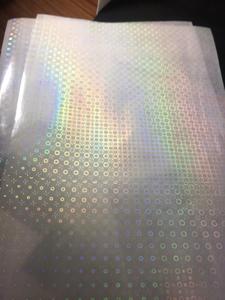 Transparent Rainbow Holographic Film Wholesale <b>Clear</b> Adhesive Vinyl for Gift <b>Wrap</b>, Labels, Crafts & Surface Design Bulk Supplier - Product Image 2