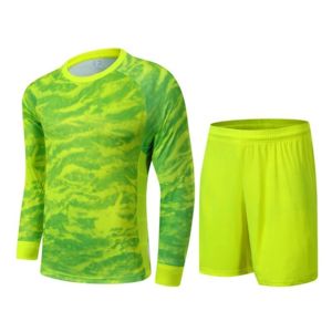 Custom Goalkeeper Uniform Wholesale Soccer Goalie Jersey and Shorts Set <b>Padded</b> Long Sleeve Kit Women - Product Image 6
