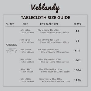 Set di 2 Tovaglie Rettangolari 52x70 Pollici, Resistenti all'Acqua, Antimacchia, in Tessuto Lino Texturizzato, Lavabili, Decorative - Product Image 2