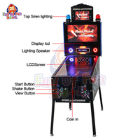 Máquina de Pinball Virtual Comercial que Funciona con Monedas, 49 Pulgadas, 4K, Máquina de Juegos Arcade VPIN, Directo de Fábrica