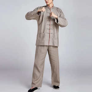 Uniforme de Kung Fu Personalizado con Logotipo, Elástico, 100% Algodón, Ligero, Transpirable, de Secado Rápido, Duradero y Cómodo - Product Image 2