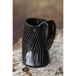 Affordable Horn Mugs Natural Crafts Polish Real Buffalo Horn Beer Mug And Tankard For Picnic Travels Drinking Use Latest Style - Product Image 5