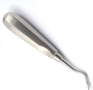 SURGIMPEX Élévateur de racine standard incurvé à gauche, manuel, en acier inoxydable, instrument d'extraction dentaire, kit chirurgical, pointe diamantée, CE - Product Image 4