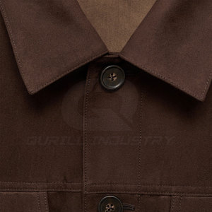 Modern Style <b>Men's</b> Winter <b>Suede</b> <b>Jacket</b> Front Windproof Breathable Smooth Finish Lightweight Comfort for Street Style Everyday - Product Image 4