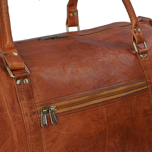 กระเป๋าเดินทางหนังแท้แฟชั่นล่าสุด สไตล์ลำลอง  รับทำโลโก้และออกแบบเอง กระเป๋าหนังแท้สำหรับผู้ชาย - Product Image 4