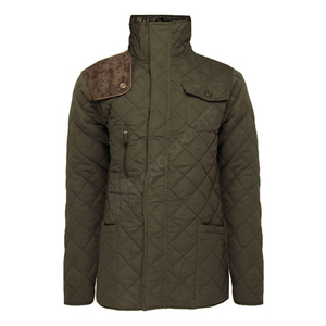 Chaqueta de Caza de Invierno para Hombre con Logotipo Personalizado, Cuello Camisero, Acolchada, Talla Grande, Impermeable, Resistente al Viento, Estilo Casual Urbano - Product Image 1