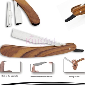Professional Shaving Razor Sharp <b>Blades</b> German Stainless Steel <b>Barber</b> Shaving Razors 6.0 Inch - Product Image 6