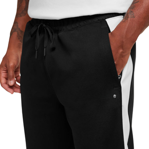 Pantalon de survêtement noir oversize en tricot pour homme, coupe ample, idéal pour la gym, l'entraînement, le sport et le streetwear décontracté - Product Image 5