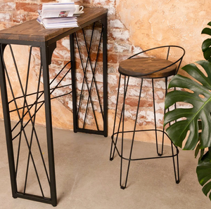 Sillas de Barra Modernas de Madera y Tela Estilo Nórdico para Hogar, Sala de Estar, Hotel, Comedor - Muebles Comerciales Ecológicos - Product Image 6