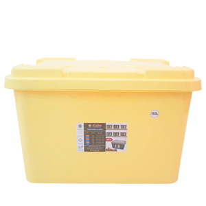 Best-Selling 150L Food Grade Durable <b>Rolling</b> Storage Container PP Plastic <b>Box</b> for Home Office or Warehouse Organization - Product Image 6