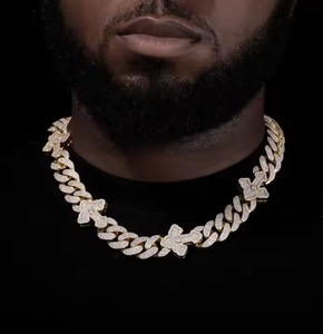 Elegancia Inigualable: Deslumbra con Nuestra Cadena de Oro Amarillo de 14 Quilates Adornada con Diamantes de Moissanita que Realzan Tu Estilo - Product Image 2