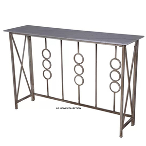 Table console en métal de style américain, idéale pour la décoration de style farmhouse, de bonne qualité, fournisseur indien à bas prix pour la vente en gros. - Product Image 1