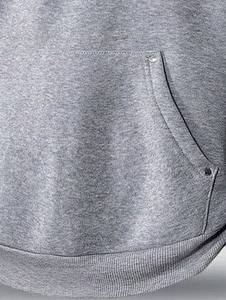 Sudaderas con Capucha para Hombre, Invierno, Color Sólido, Ecológicas, con Logotipo Personalizado, 50% Algodón, 50% Poliéster, Casuales, para Adultos, de Secado Rápido, Transpirables, Tejidas - Product Image 4