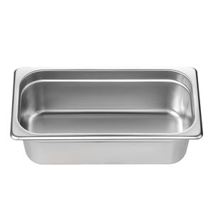 Set di 6 Vaschette Gastronorm 1/3 Anti-Aggrovigliamento in Acciaio Inox Spessore 0,8mm per Hotel e Ristoranti, Profondità 4 Pollici - Product Image 6