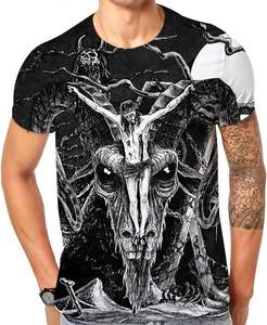 เสื้อยืดผ้าฝ้าย100% สำหรับผู้ชายแบบกำหนดเองโลโก้ตามสั่งใหม่สไตล์ทางการแฟชั่น - Product Image 3