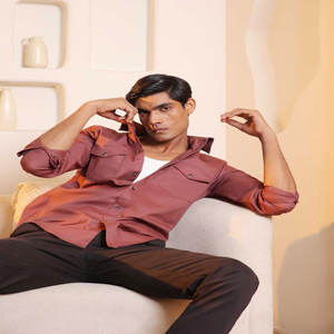 Camisas de vestir formales de oficina de manga larga para hombre personalizadas, transpirables, informales, sin arrugas, sin hierro, antiarrugas, tela Dobby - Product Image 1