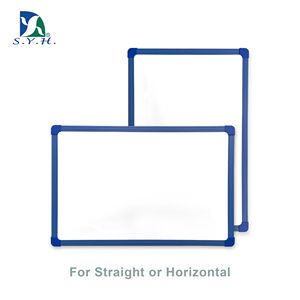 Pizarra Magnética con Marco de Plástico Azul, Superficie de Borrado en Seco y Gancho para Colgar - Product Image 2