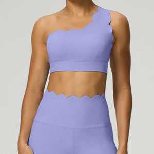 Conjunto de yoga de 2 piezas para mujer, ropa de gimnasio, leggings sin costuras y sujetador deportivo. - Product Image 3