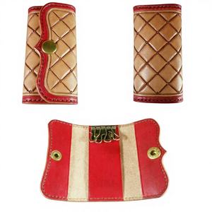 Haut Standard femmes en cuir de buffle véritable sac à main fermeture éclair fermé support pour téléphone portable à la mode broderie Animal quotidien - Product Image 3